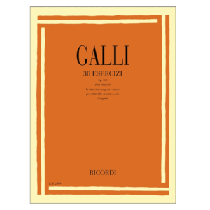GALLI 30 ESERCIZI OP.100 PER FLAUTO